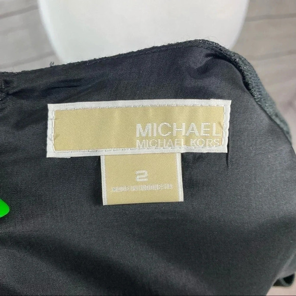 MICHAEL Kors classic little black dress Sz 2 - Picture 10 of 10